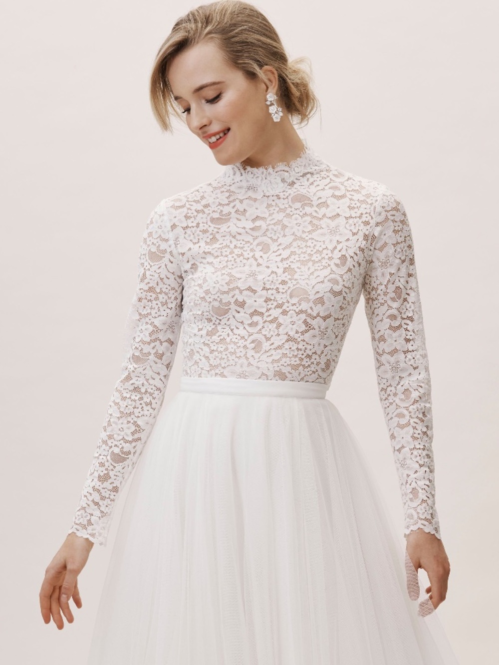 Top ONLY Amy Kuschel Monaco Topper Ivory Size 6